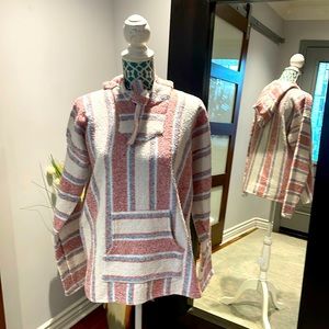 NWOT Red, Blue, White Pancho M